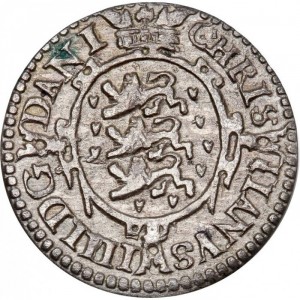 Аверс монеты Дания, 1 скиллинг, 1605-1616