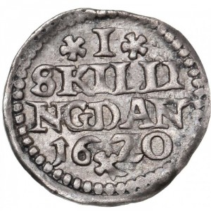 Реверс монеты Дания, 1 скиллинг, 1619-1623