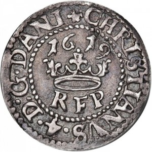 Аверс монеты Дания, 2 скиллинга, 1619