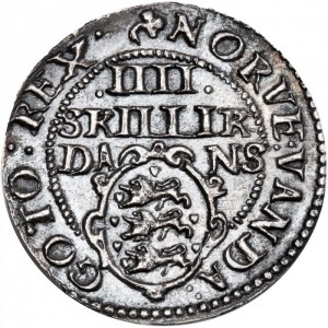 Реверс монеты Дания, 4 скиллинга, 1606-1608
