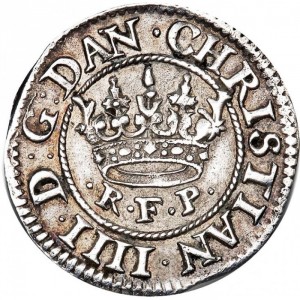 Аверс монеты Дания, 4 скиллинга, 1619