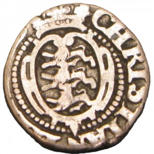 Реверс монеты Дания, 12 скиллингов, 1622-1623
