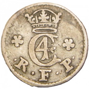 Аверс монеты Дания, 12 скиллингов, 1624-1625