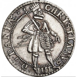 Аверс монеты Дания, ½ кроны, 1619-1621