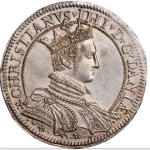 Аверс монеты Дания, 2 спесие далера, 1597-1600
