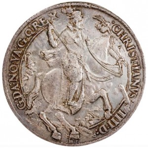Аверс монеты Дания, 2 спесие далера, 1607