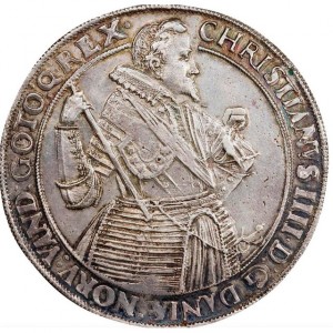 Аверс монеты Дания, 2 спесие далера, 1611