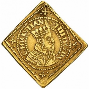 Аверс монеты Дания, 6 далеров, 1604
