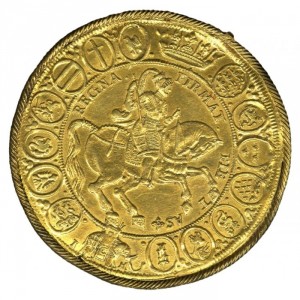 Реверс монеты Дания, 10 дукатов, 1588