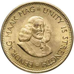 Аверс монеты ЮАР, ½ цента, 1961-1964