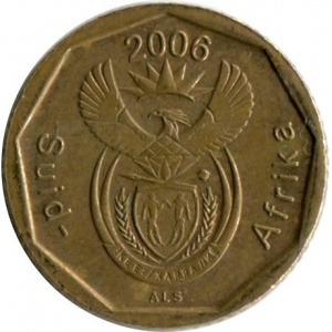 Аверс монеты ЮАР, 10 центов, 2006