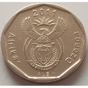 Аверс монеты ЮАР, 20 центов, 2011-2014