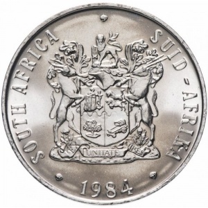 Аверс монеты ЮАР, 50 центов, 1970-1990