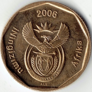 Аверс монеты ЮАР, 50 центов, 2006