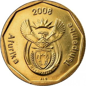 Аверс монеты ЮАР, 50 центов, 2008