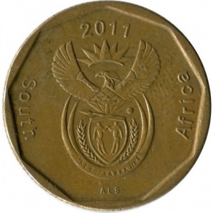 Аверс монеты ЮАР, 50 центов, 2011