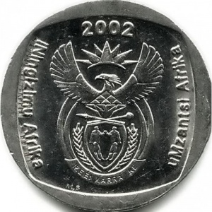 Аверс монеты ЮАР, 2 ранда, 2002-2014