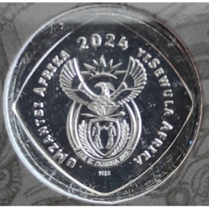 Аверс монеты ЮАР, 2 ранда, 2024