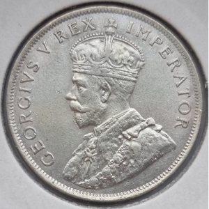 Аверс монеты ЮАР, 2 шиллинга (флорин), 1923-1930