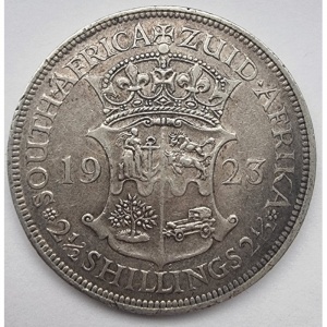 Реверс монеты ЮАР, 2½ шиллинга, 1923-1925
