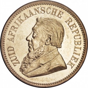 Аверс монеты ЮАР, 2½ шиллинга, 1892-1897
