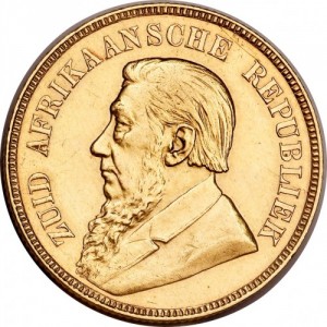 Аверс монеты ЮАР, 1 фунт, 1892-1900
