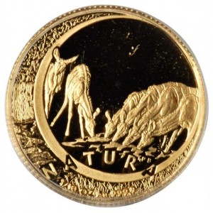 Реверс монеты ЮАР, 1/10 протеи, 1999, Природа - Куду /1999 SOUTH AFRICA/