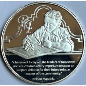 Реверс монеты ЮАР, 1 ранд, 2014, Нельсон Мандела, Жизнь легенды - Ранние годы Нельсона Манделы