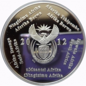 Аверс монеты ЮАР, 2 ранда, 2012, 100 лет покорению Южного полюса