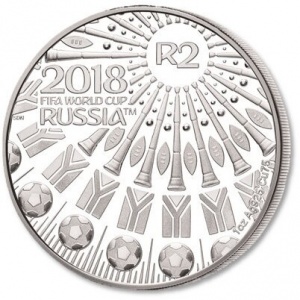 Реверс монеты ЮАР, 2 ранда, 2018, Чемпионат мира по футболу 2018, Россия