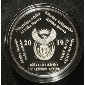 Аверс монеты ЮАР, 2 ранда, 2019, Изобретения ЮАР - Полимерная замазка "Pratley’s Putty"