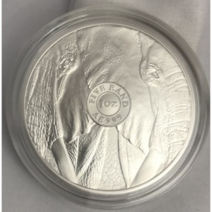 Аверс монеты ЮАР, 5 рандов, 2019, Большая Пятерка - Африканский Слон