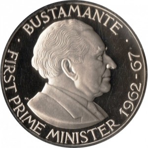 Реверс монеты Ямайка, 1 доллар, 1969-1970