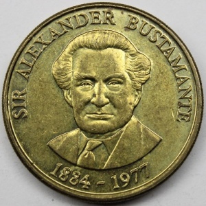 Реверс монеты Ямайка, 1 доллар, 1993-1994