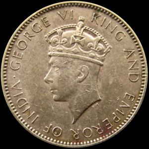 Аверс монеты Ямайка, ½ пенни, 1937
