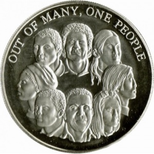 Реверс монеты Ямайка, 10 долларов, 1978, Ямайское единство