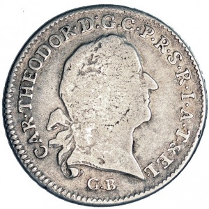 Аверс монеты Юлих-Берг, 12 штюберов, 1765-1766
