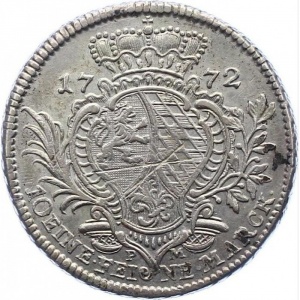 Реверс монеты Юлих-Берг, 1 талер, 1772