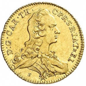 Аверс монеты Юлих-Берг, 1 дукат, 1749-1751