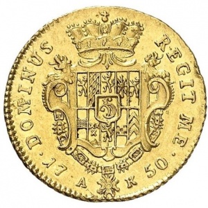 Реверс монеты Юлих-Берг, 1 дукат, 1749-1751