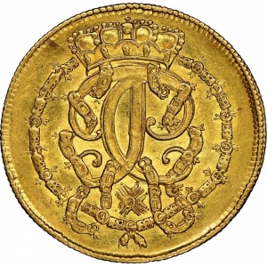 Реверс монеты Юлих-Берг, 5 дукатов, 1717