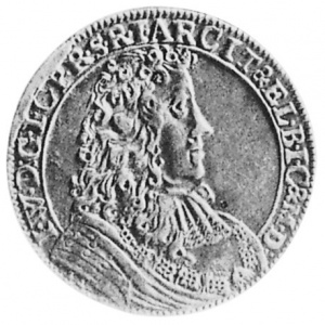 Аверс монеты Юлих-Берг, ⅔ талера, 1691