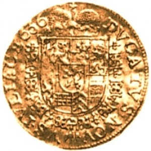 Реверс монеты Юлих-Берг, 1 дукат, 1636-1650