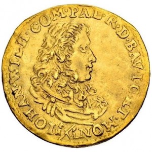 Аверс монеты Юлих-Берг, 1 дукат, 1682-1683