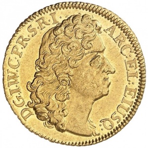 Аверс монеты Юлих-Берг, 1 дукат, 1711