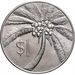 Реверс монеты Самоа, 1 тала, 1974