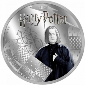 Реверс монеты Самоа, ½ доллара, 2020, Северус Снегг