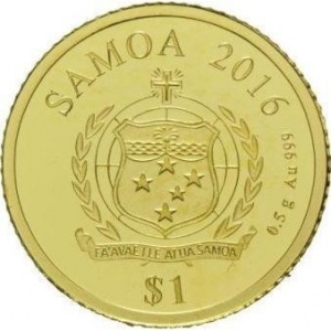 Аверс монеты Самоа, 1 доллар, 2016, Юзеф Пилсудский
