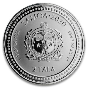 Аверс монеты Самоа, 2 тала, 2020, Морской конек