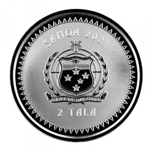 Аверс монеты Самоа, 2 тала, 2021, Тихоокеанская русалка